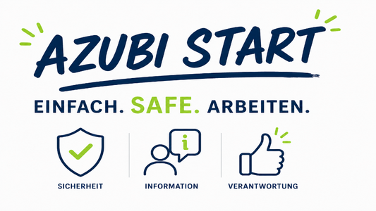 Azubi-Start 2026: Erstunterweisung für Auszubildende